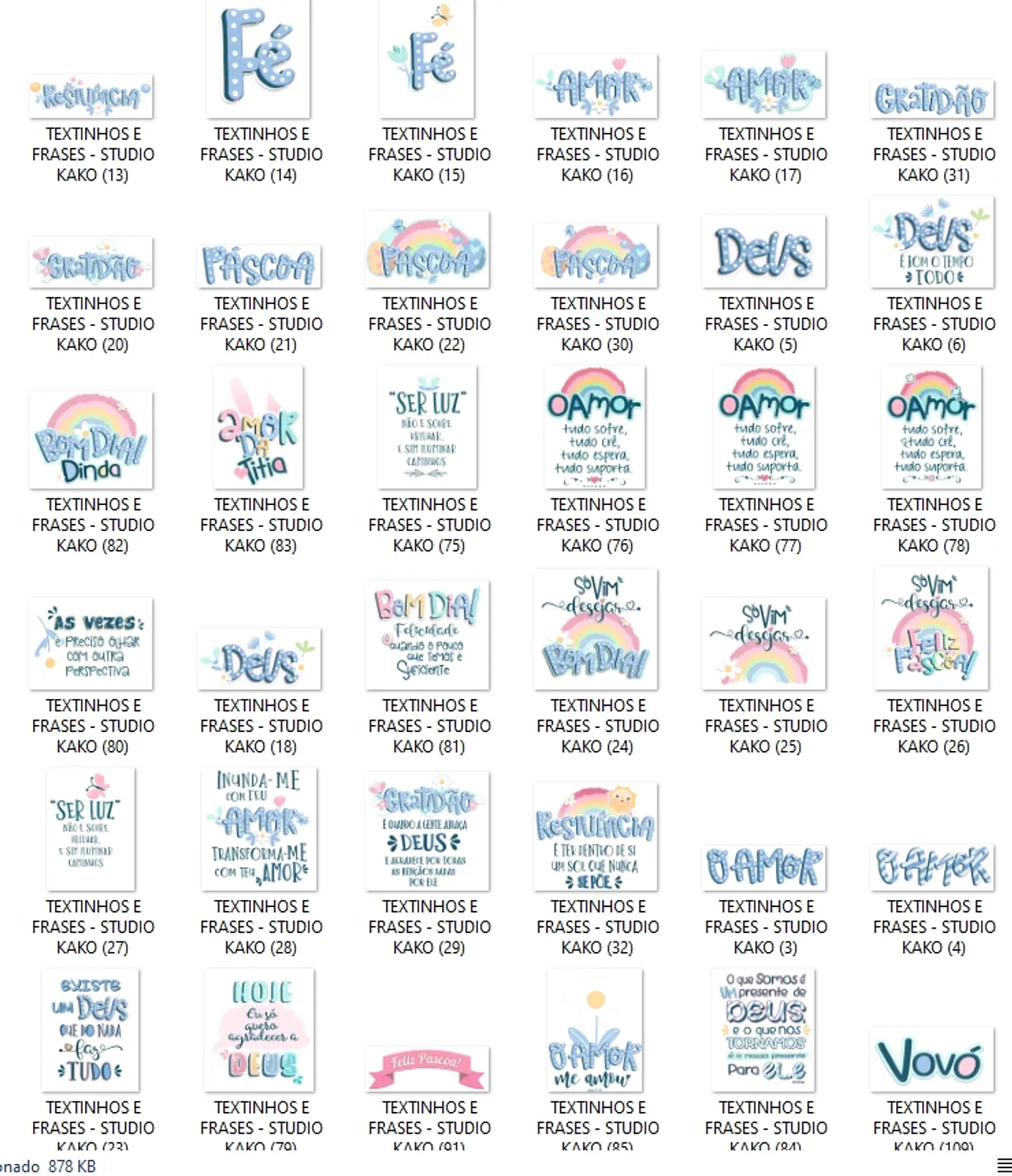 Kit Digital Páscoa Completo sem fundo Png 6