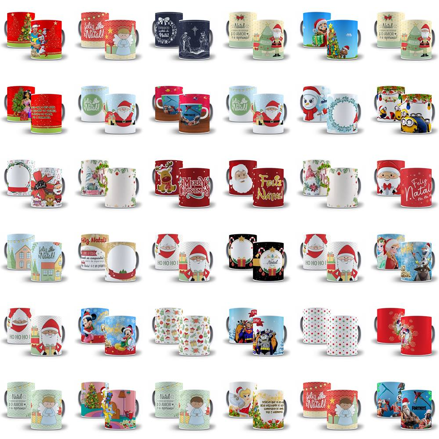 Mega Pacote Artes Sublimação Natal e Ano Novo 2