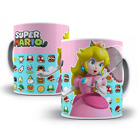 6 Artes para Caneca Super Mario Arquivo em Jpge/Png