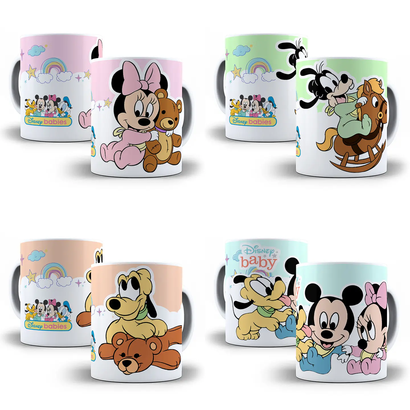 8 Artes para Caneca Disney Baby Arquivo em Jpge/Png 2