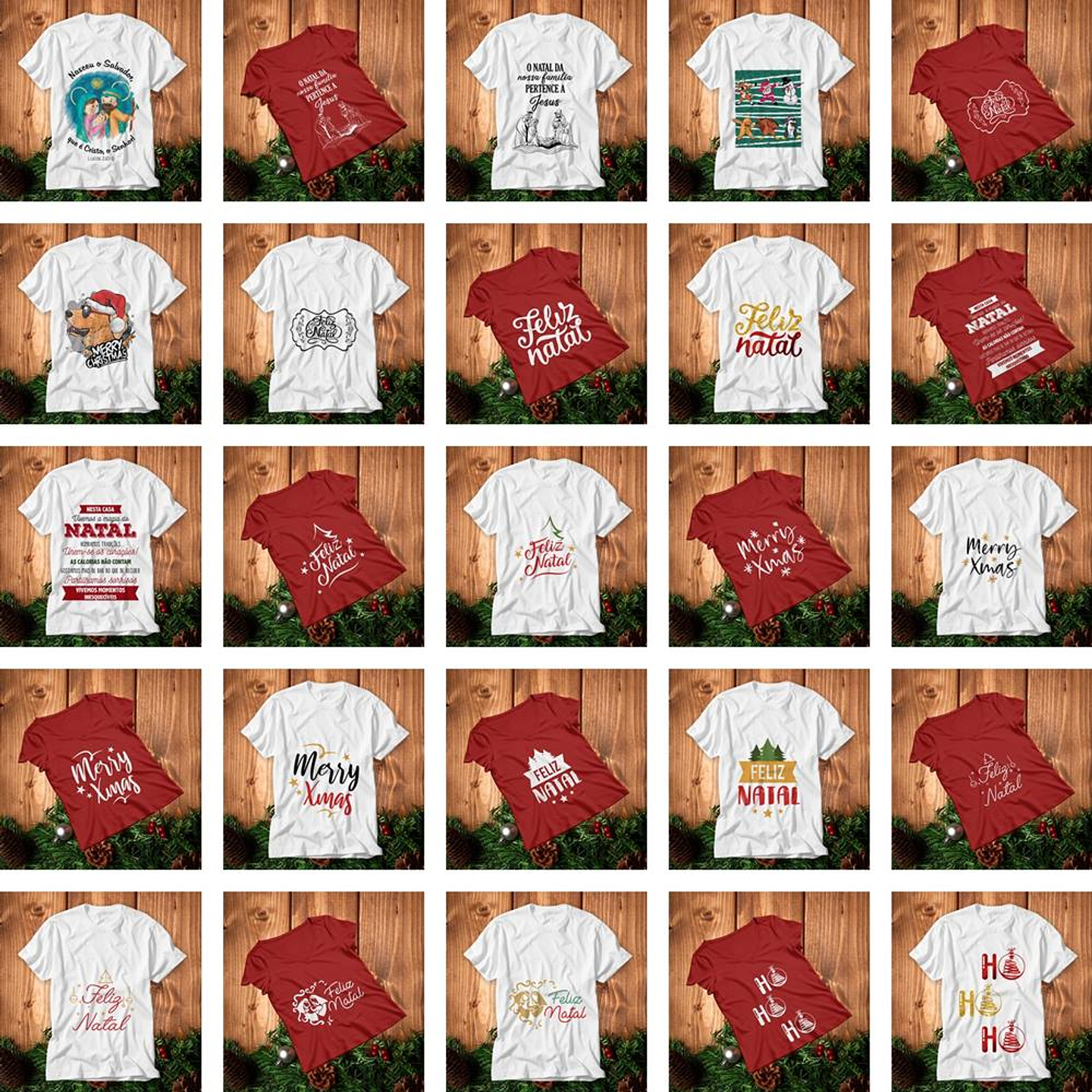 Mega Pacote Artes Sublimação Natal e Ano Novo 4