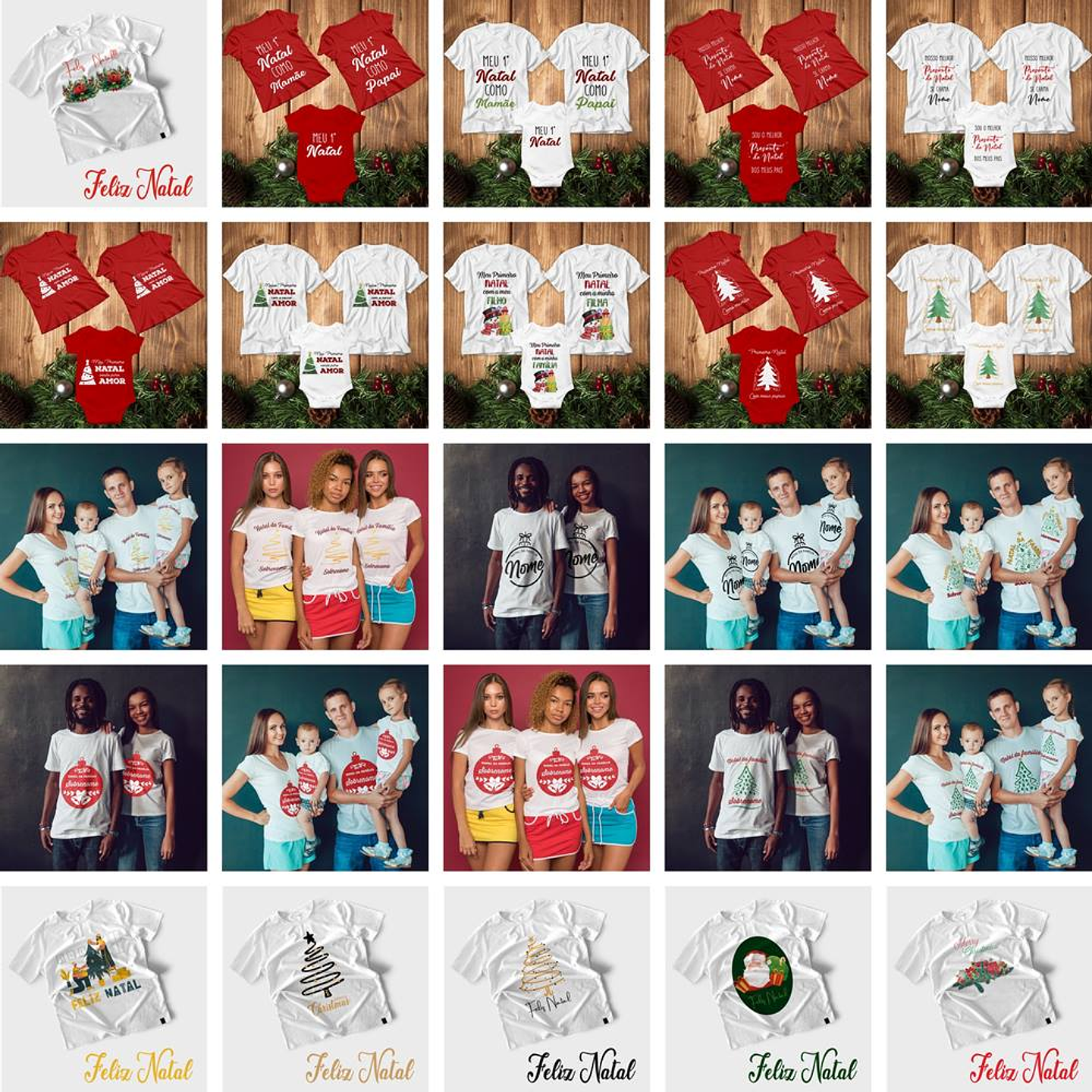 Mega Pacote Artes Sublimação Natal e Ano Novo 6