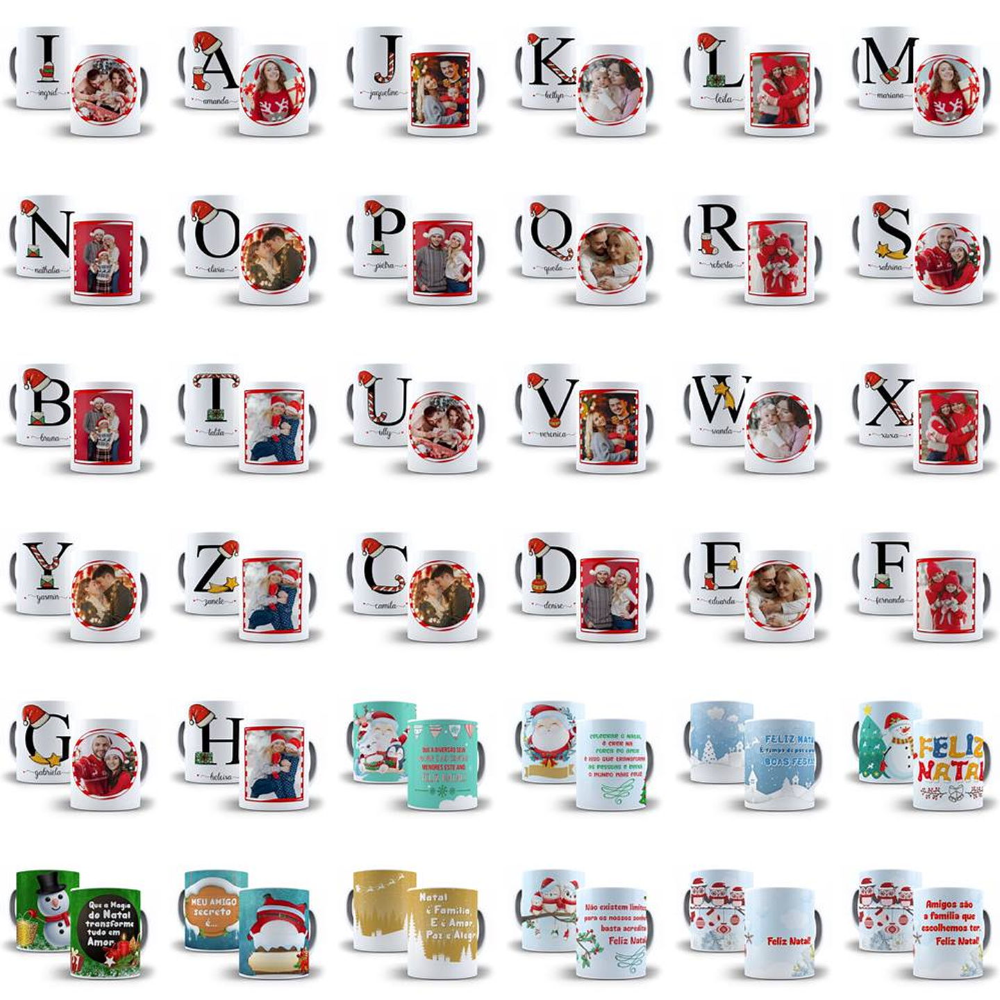 Mega Pacote Artes Sublimação Natal e Ano Novo 9