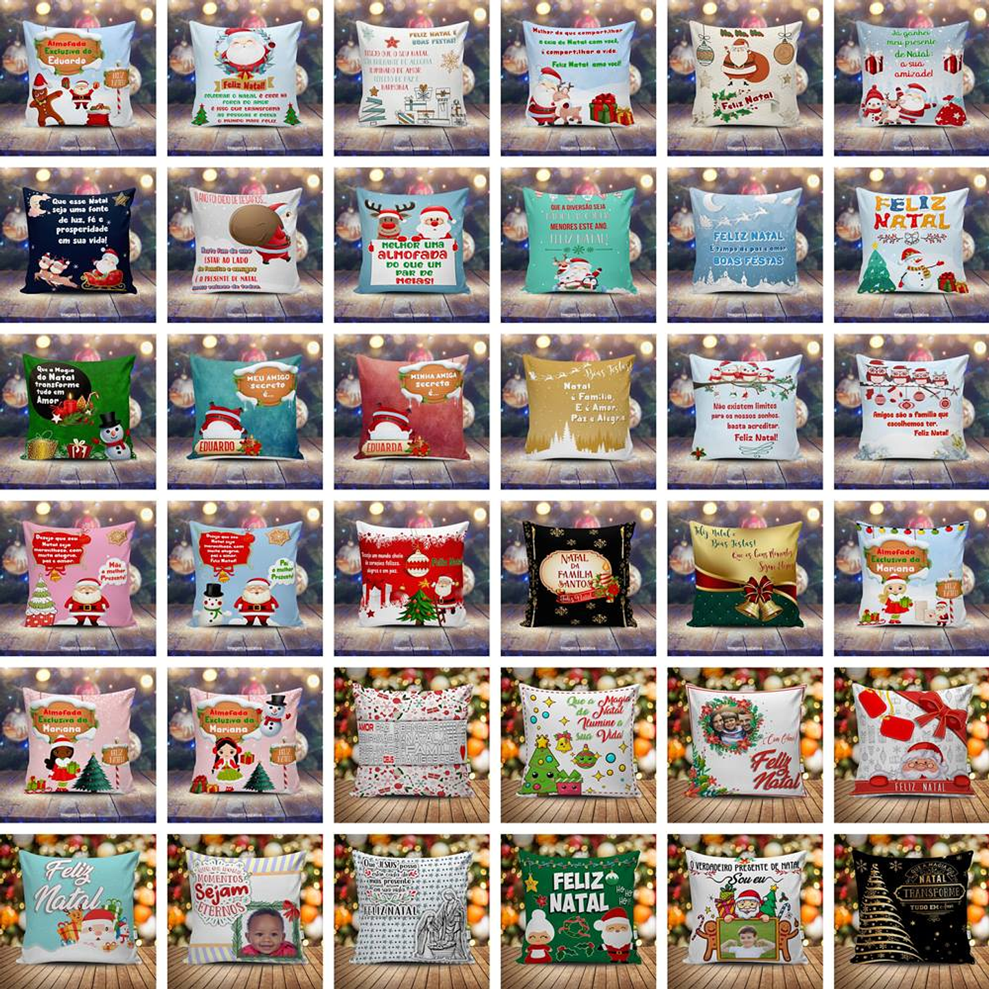 Mega Pacote Artes Sublimação Natal e Ano Novo 10