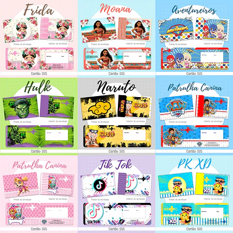 58 Artes para Cartão SUS Diversos Arquivo em Png