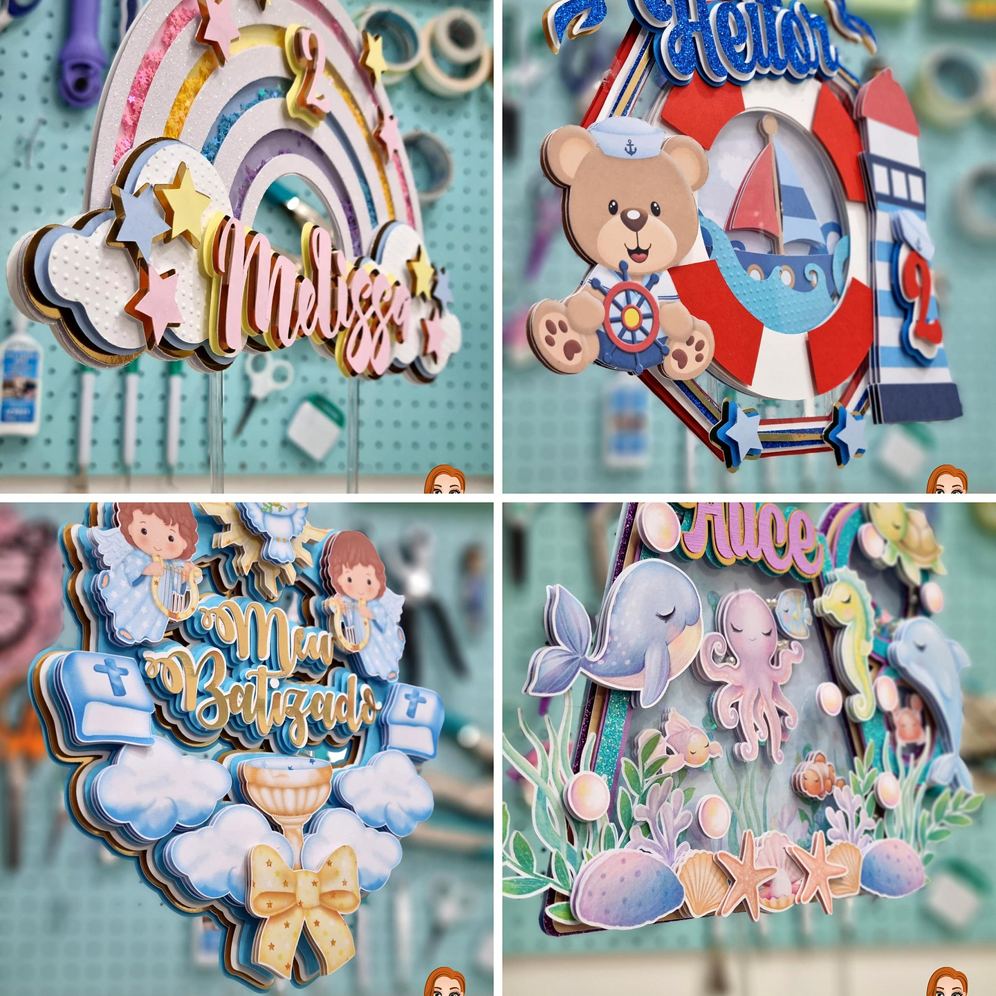 25 Artes Arquivo Recorte para Topo de Bolos Personagens Silhouette e Svg 2