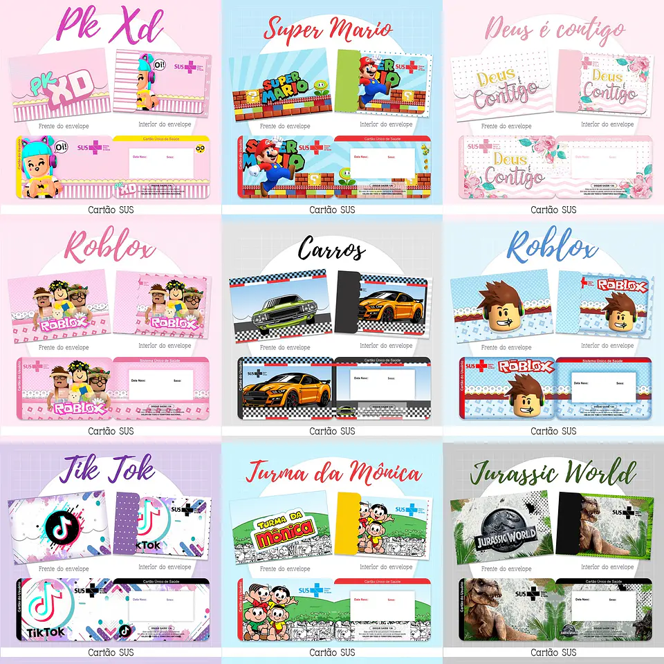 58 Artes para Cartão SUS Diversos Arquivo em Png 2