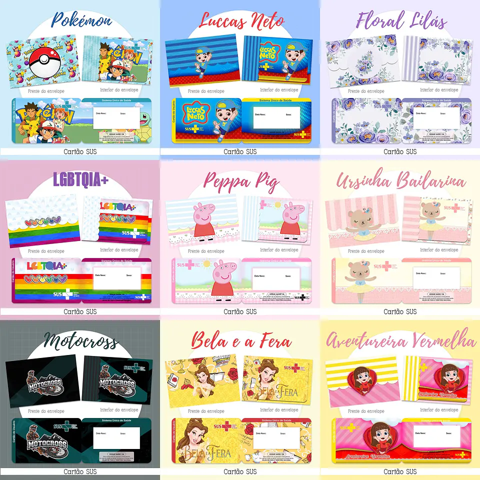 58 Artes para Cartão SUS Diversos Arquivo em Png 5