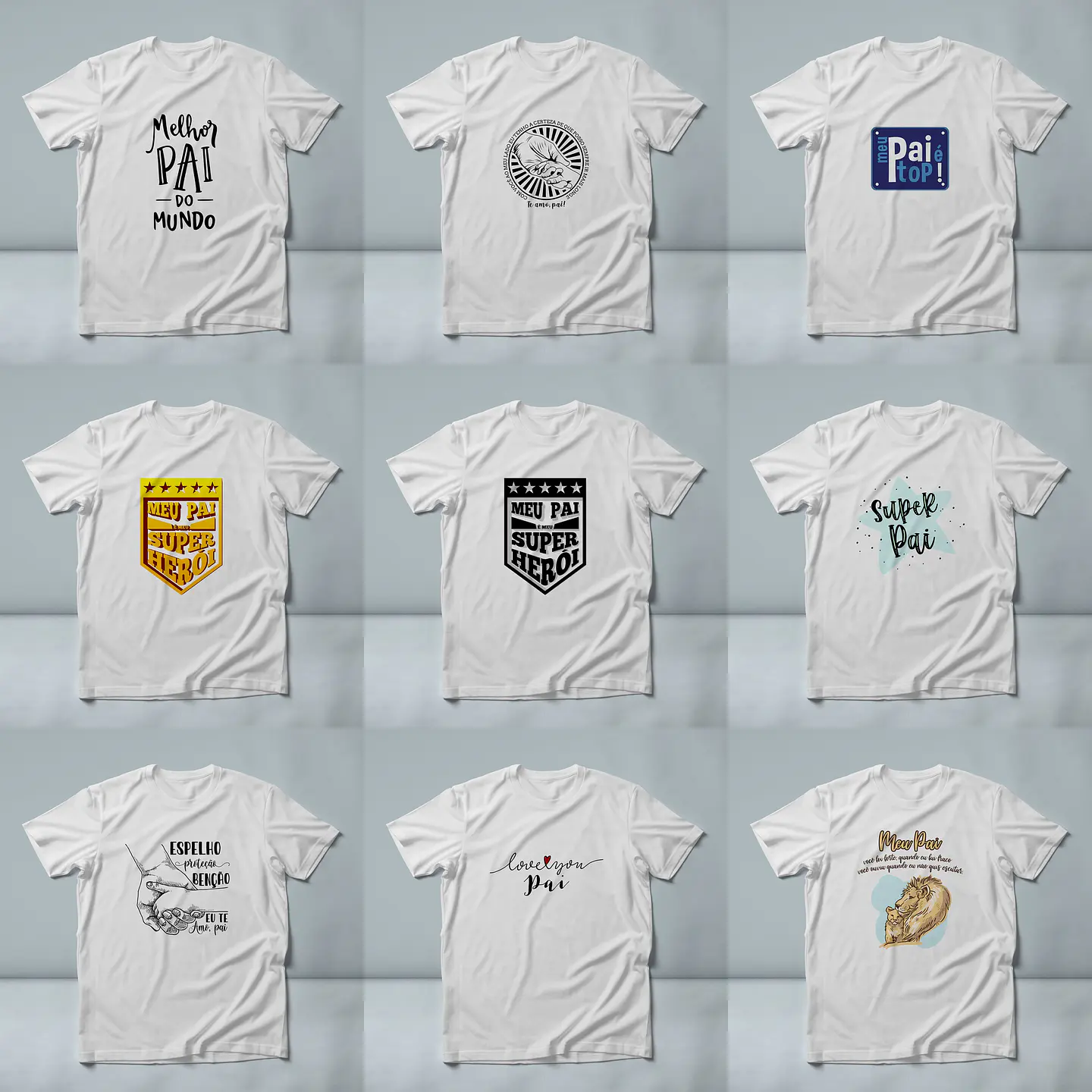 60 Artes para Camisa Dia dos Pais Arquivo em Jpg/Png 3
