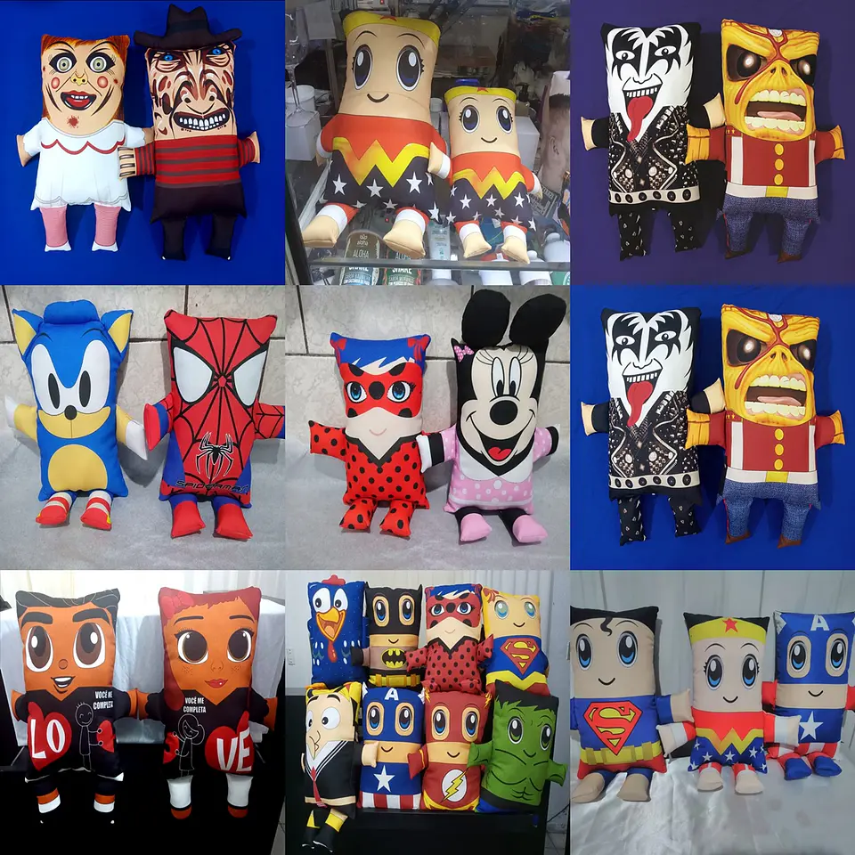 80 Artes para Naninhas Personalizadas Sublimação Editável em Corel Draw 2