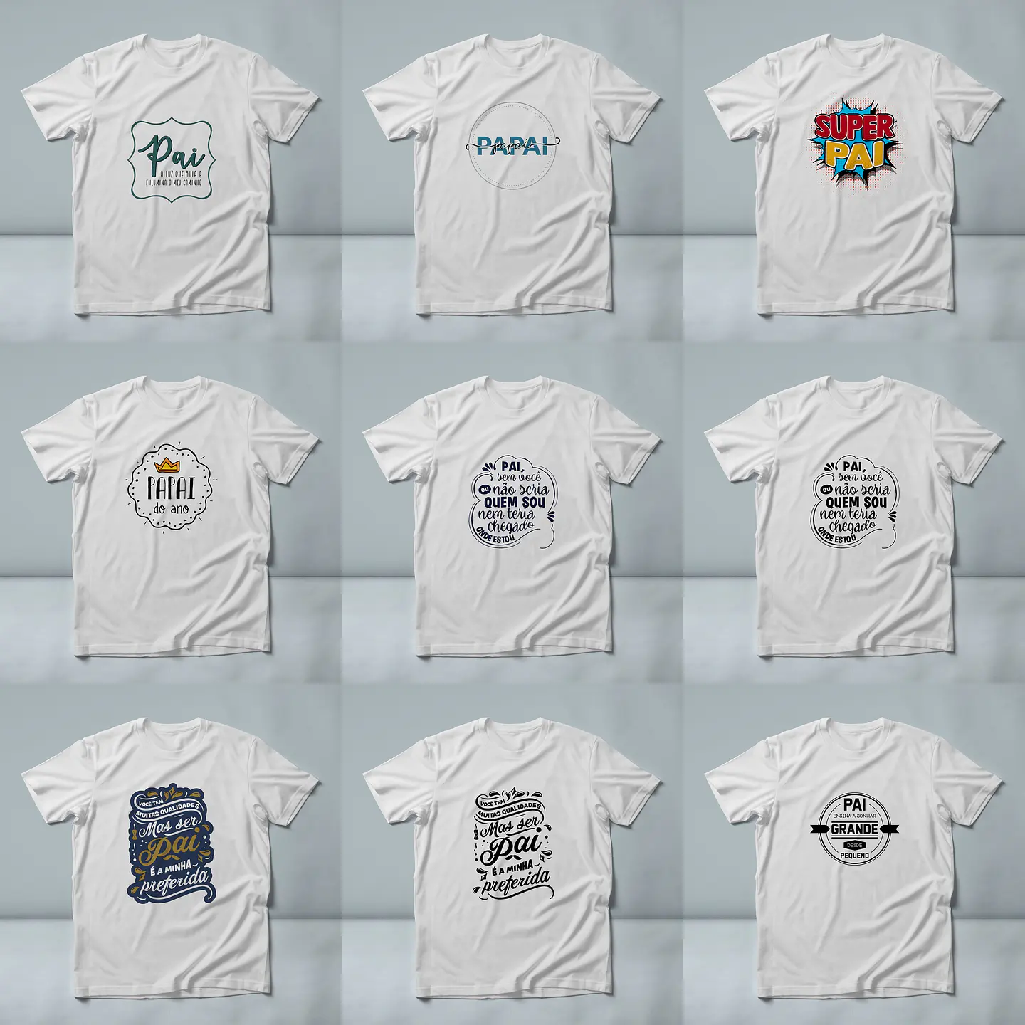 60 Artes para Camisa Dia dos Pais Arquivo em Jpg/Png 4