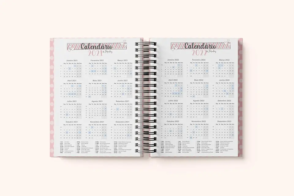 Arte para Agenda Panda Escolar Permanente 2022 PDF 4