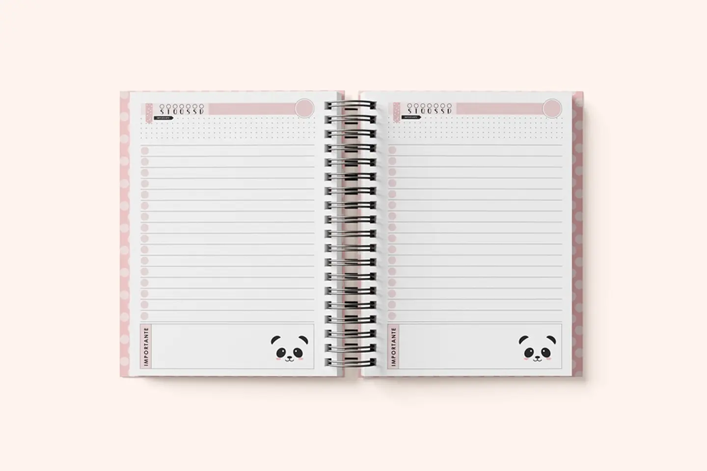 Arte para Agenda Panda Escolar Permanente 2022 PDF 5