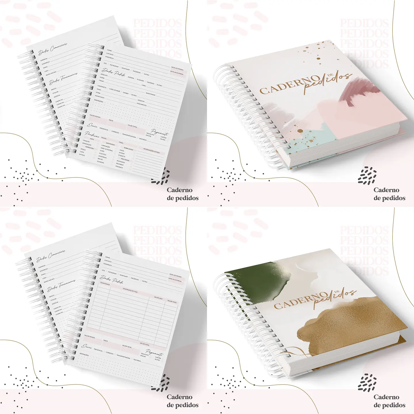 Mega Pacote Encadernação Agendas Planner 2022 Arquivos Pdf e Jpge 1