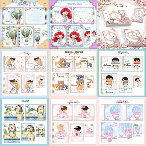 Pacote Cadernetas De Vacina E Livro Infantil Arquivos em Pdf e Jpg