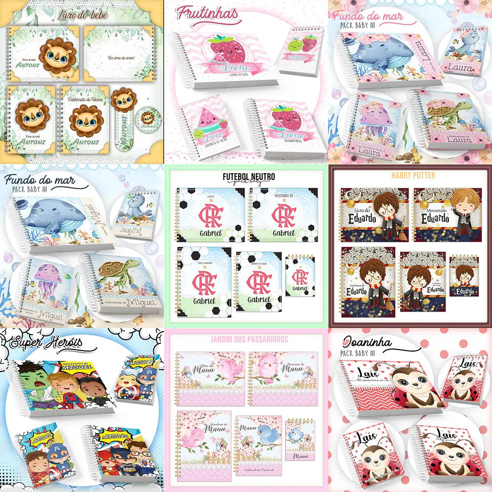 Pacote Cadernetas De Vacina E Livro Infantil Arquivos em Pdf e Jpg 4