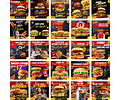 Pack Canva Hamburgueria Templates Editáveis 200 Artes + Bônus