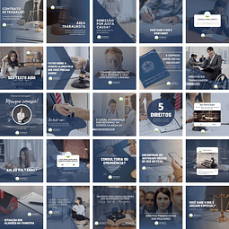 Pack Canva Advogado Templates Editáveis 27 Artes + Bônus