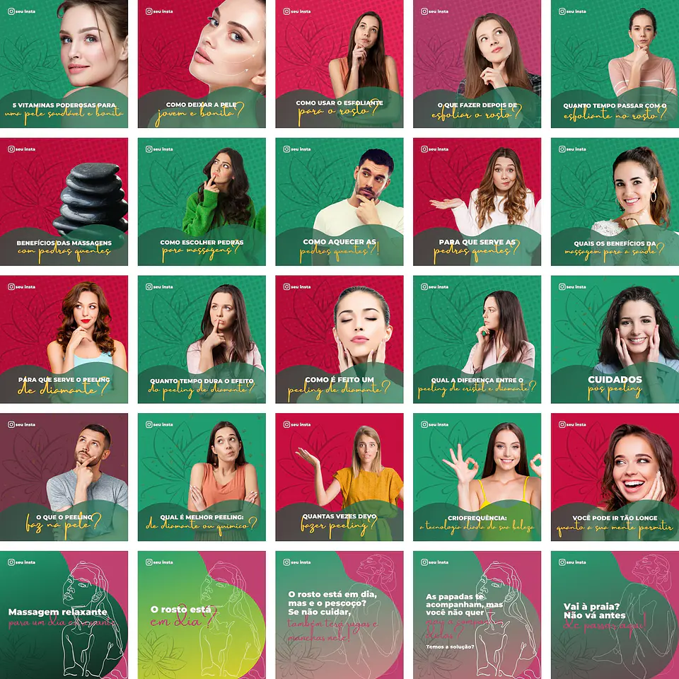 Pack Canva Estética Templates Editáveis 100 Artes + Bônus 2