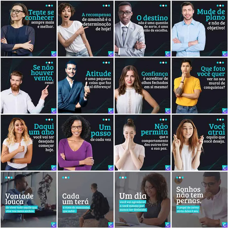 Pack Canva Coach Templates Editáveis 200 Artes + Legendas 1