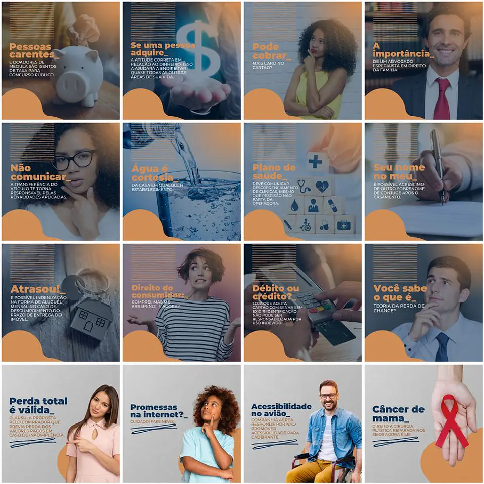 Pack Canva Advogado Advocacia Templates Editáveis 200 Artes + Legendas 5