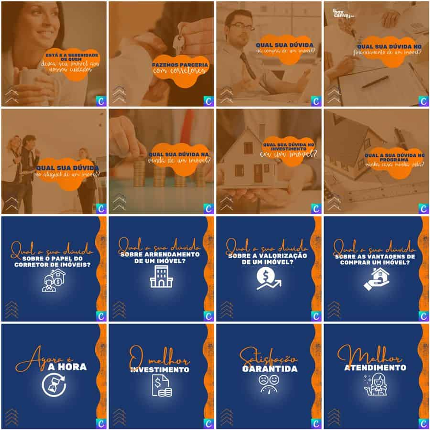 Pack Canva Imobiliária Templates Editáveis 200 Artes + Legendas 3