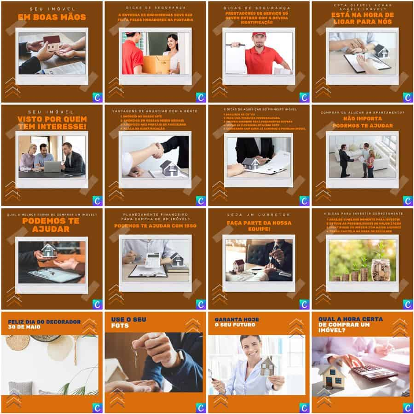 Pack Canva Imobiliária Templates Editáveis 200 Artes + Legendas 4