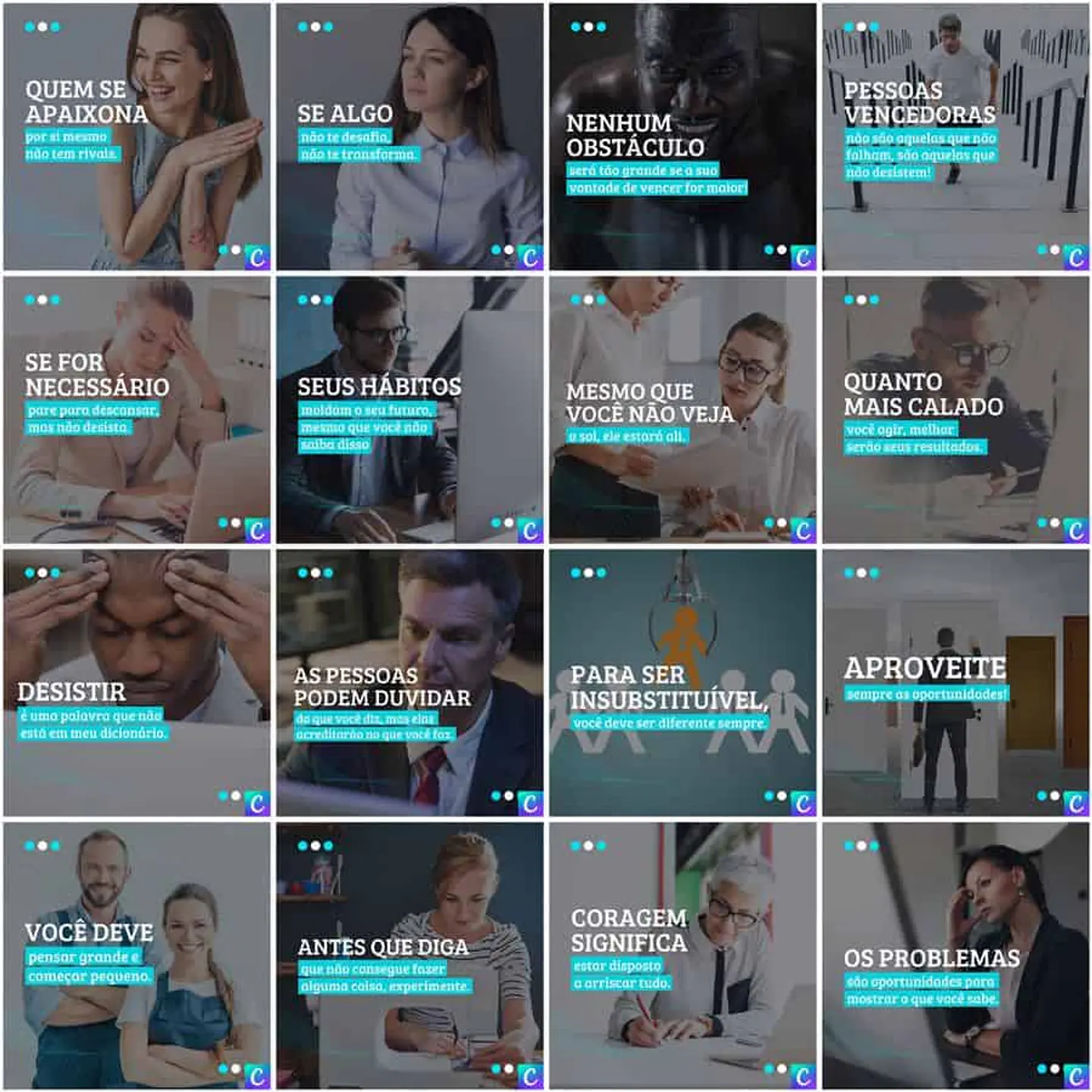 Pack Canva Coach Templates Editáveis 200 Artes + Legendas 8