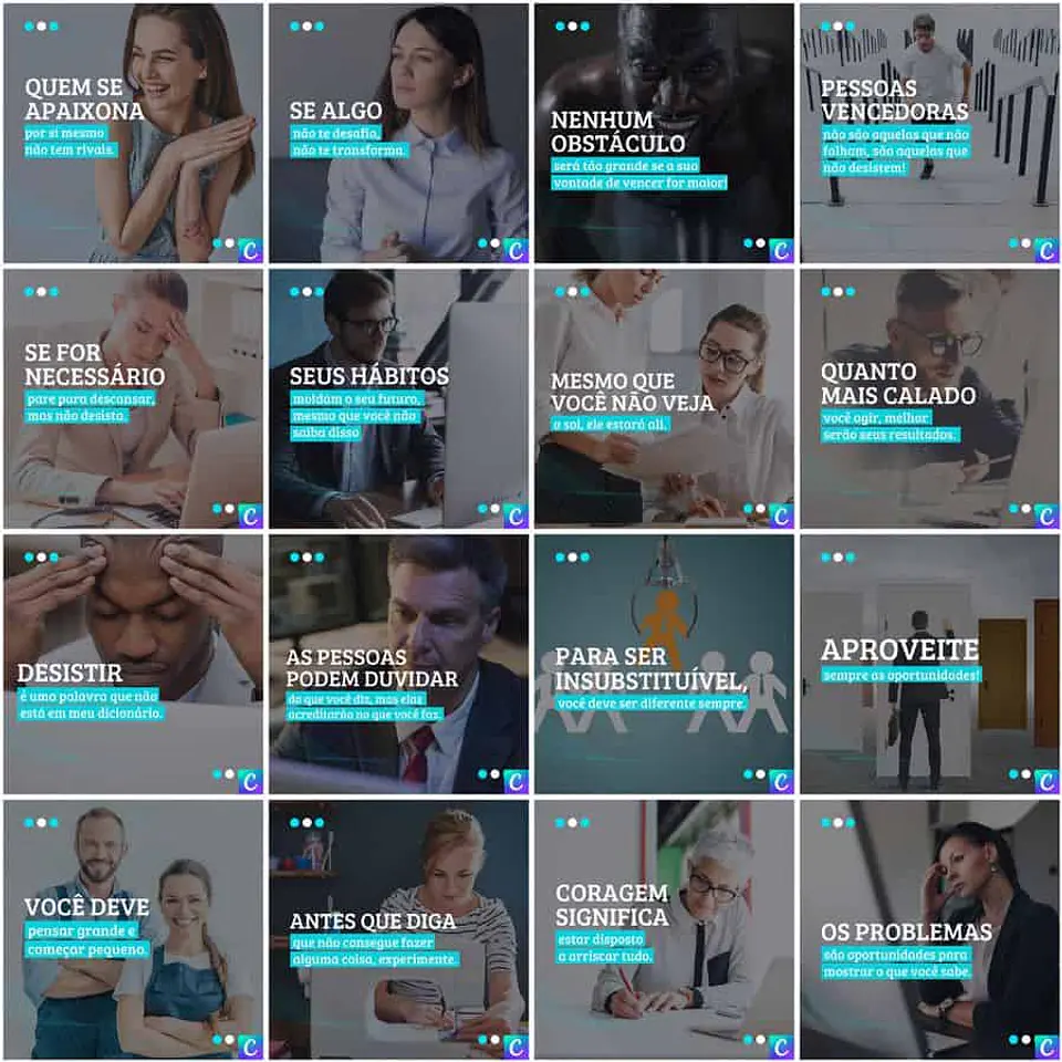 Pack Canva Coach Templates Editáveis 200 Artes + Legendas 8