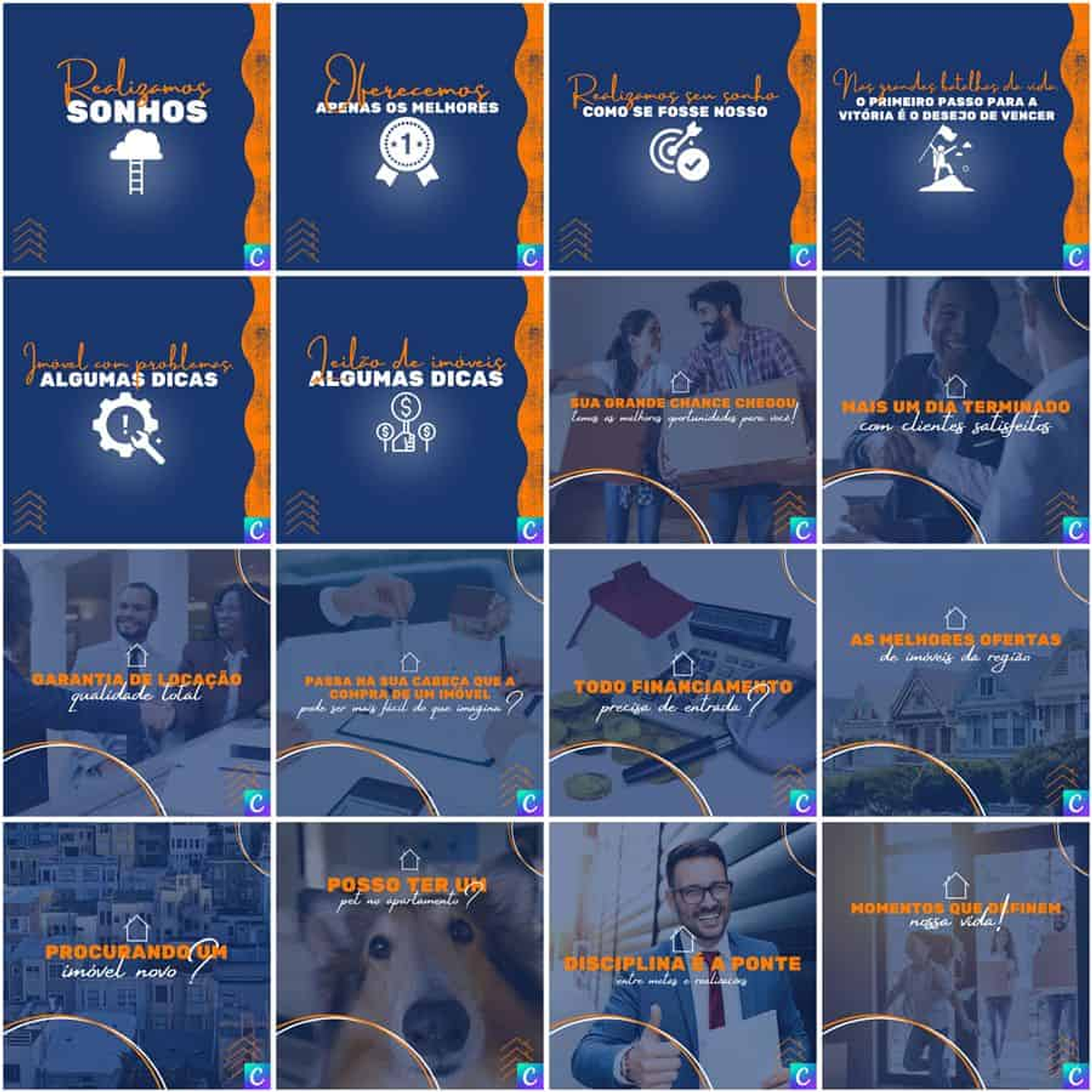 Pack Canva Imobiliária Templates Editáveis 200 Artes + Legendas 5