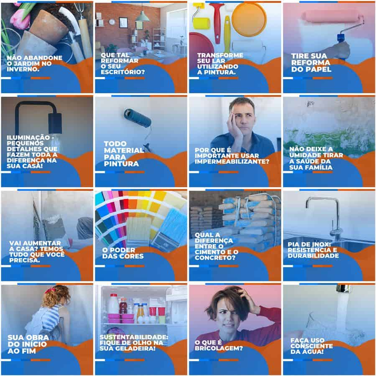 Pack Canva Materiais de Construção Templates Editáveis 200 Artes + Legendas 7