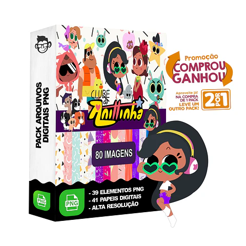 Kit Digital Anitinha sem fundo Png