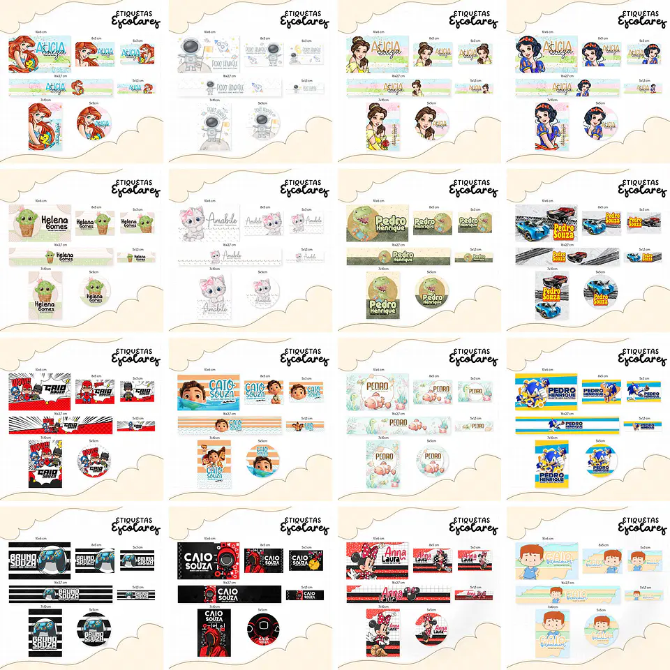 Pacote Sublimação Volta as Aulas Completo em PDF e JPG 20