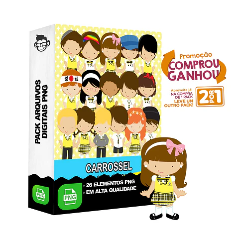 Kit Digital Carrossel sem fundo Png