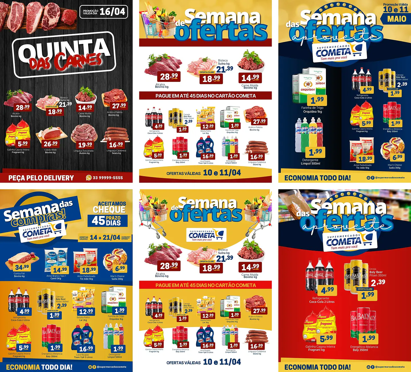 Pack Canva Encartes Supermercado Templates Editáveis 20 Artes 3