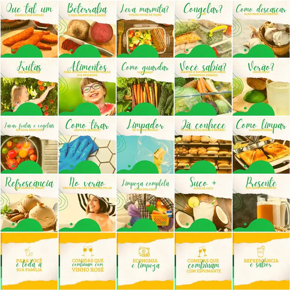Pack Canva Supermercados Templates Editáveis 200 Artes + Legendas 5