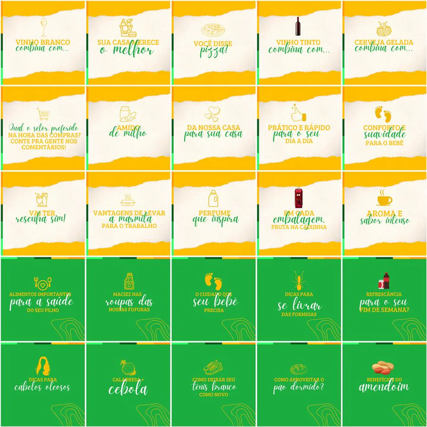 Pack Canva Supermercados Templates Editáveis 200 Artes + Legendas 6