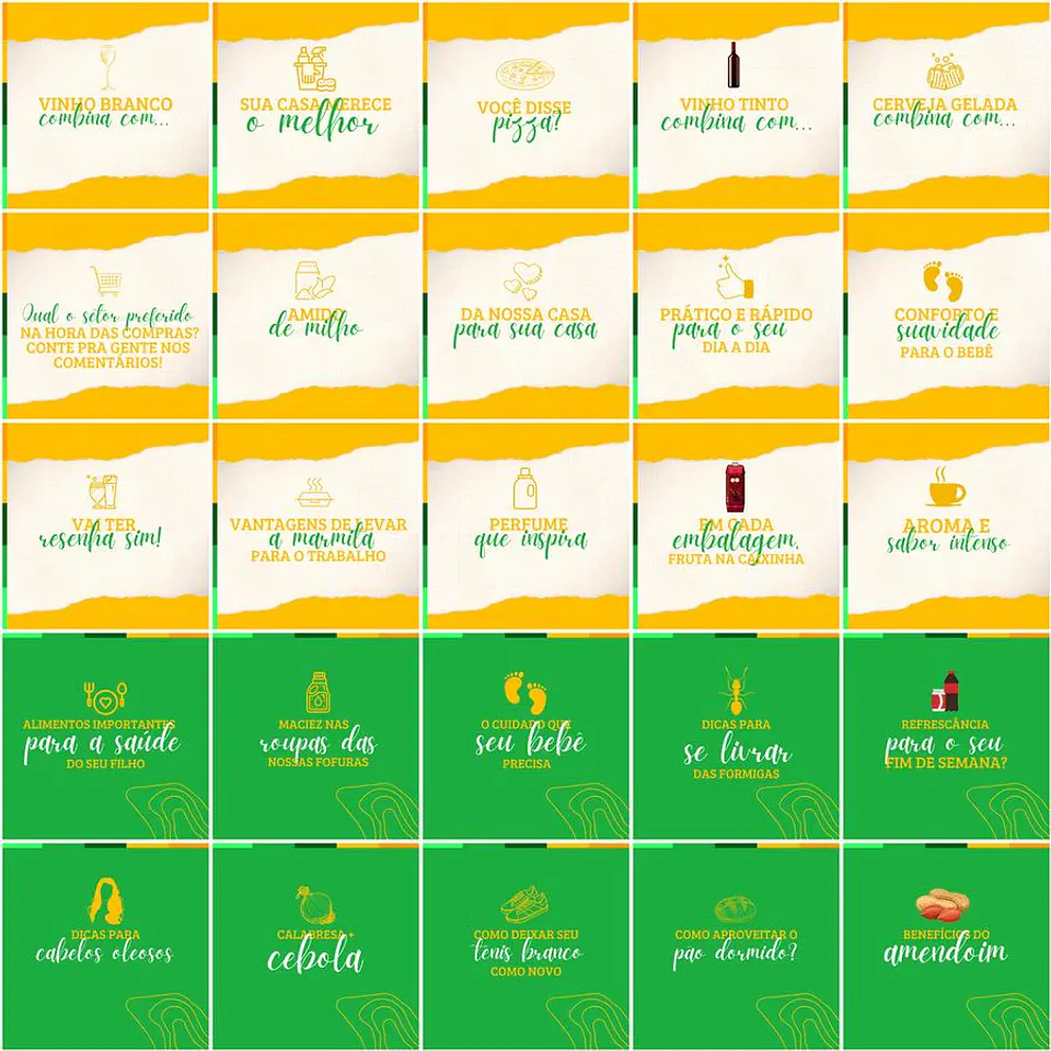 Pack Canva Supermercados Templates Editáveis 200 Artes + Legendas 6