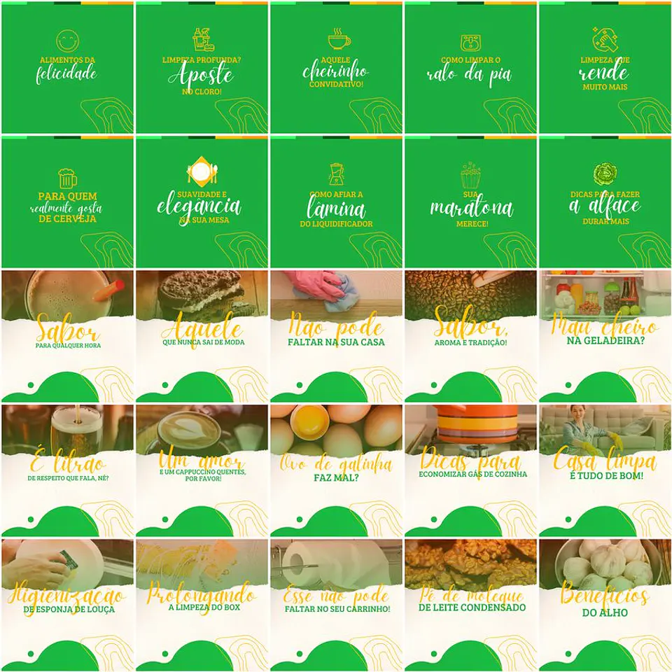 Pack Canva Supermercados Templates Editáveis 200 Artes + Legendas 7