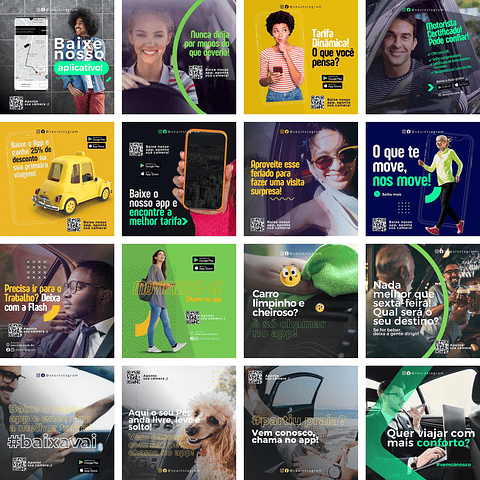 Pack Canva Mobilidade Urbana Templates Editáveis 40 Artes + Bônus