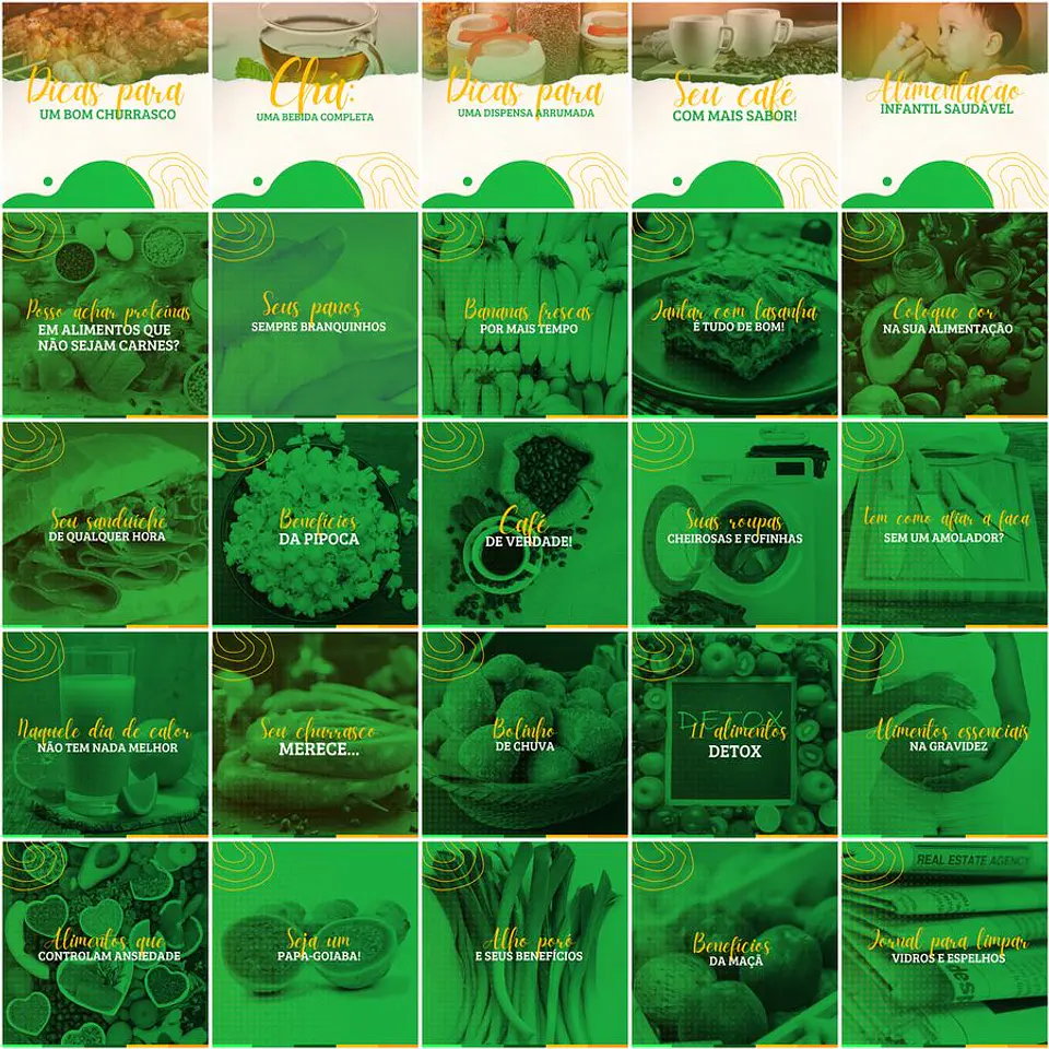 Pack Canva Supermercados Templates Editáveis 200 Artes + Legendas 8