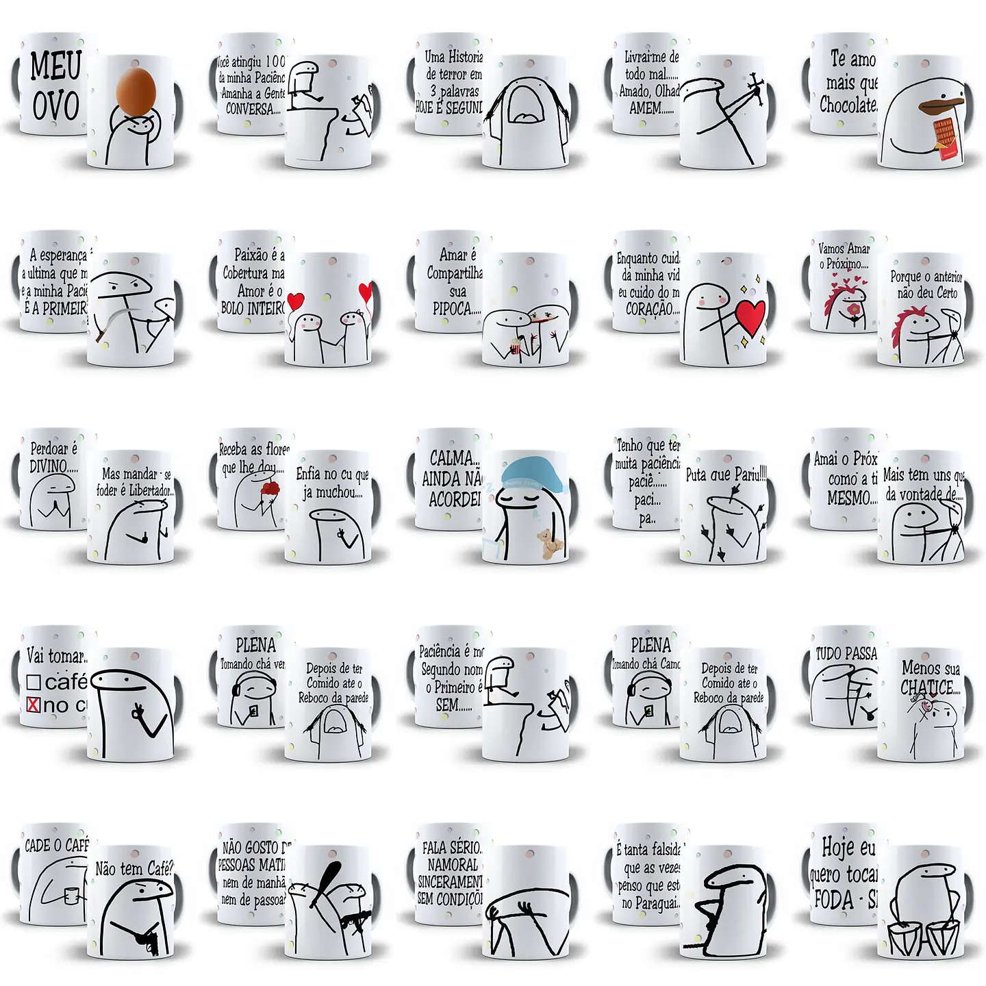 83 Artes Caneca Flork Editável em Corel Draw + Png 1
