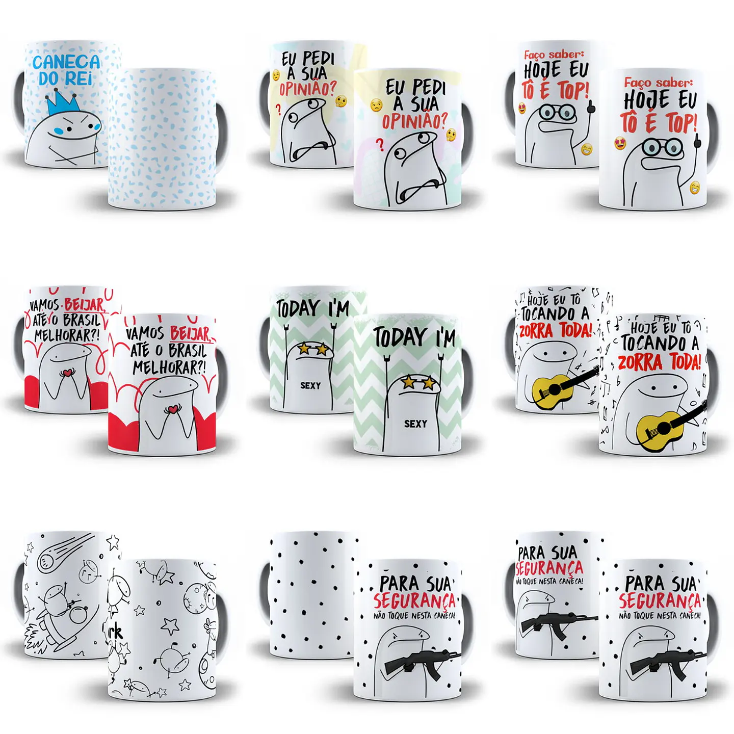 28 Artes Caneca Flork Memes Arquivos Sublimação Jpge 1