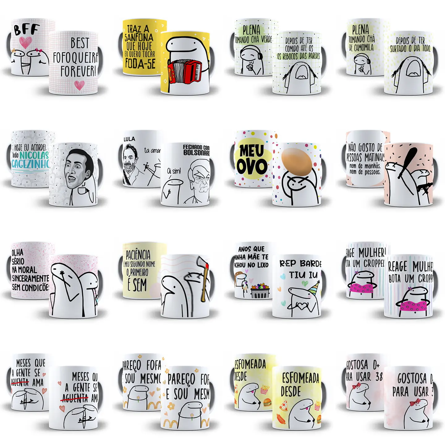 90 Artes Caneca Flork Estampas Sublimação 5