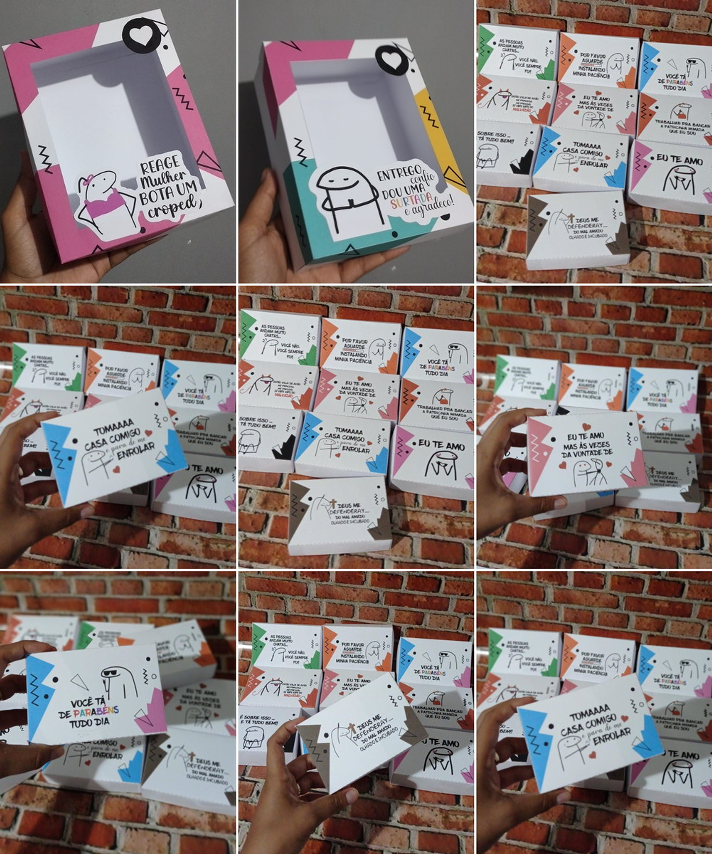 Kit 30 Arquivos Molde Caixas Ovo De Colher Bento Flork Memes Pdf 8