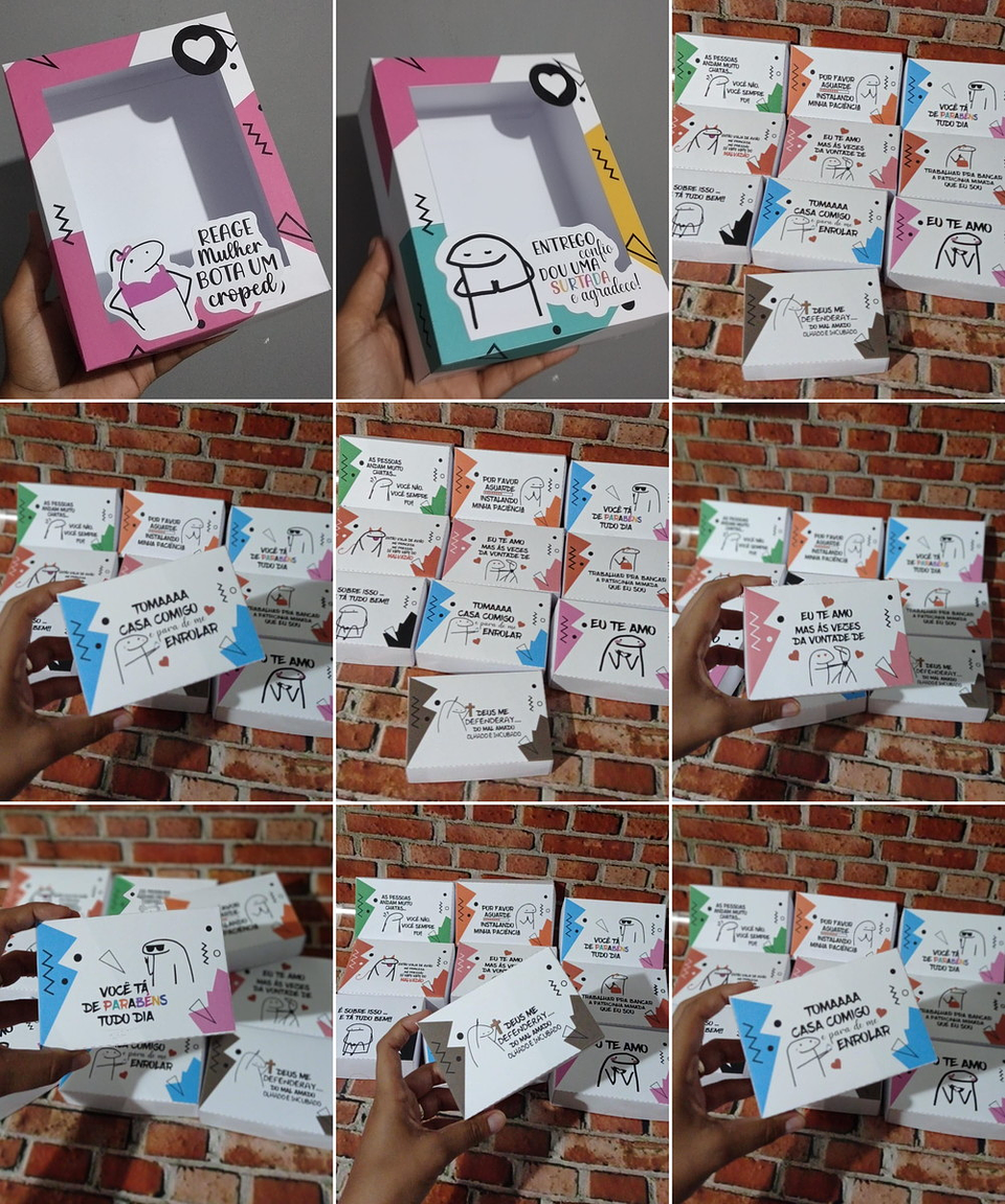 Kit 30 Arquivos Molde Caixas Ovo De Colher Bento Flork Memes Pdf 8