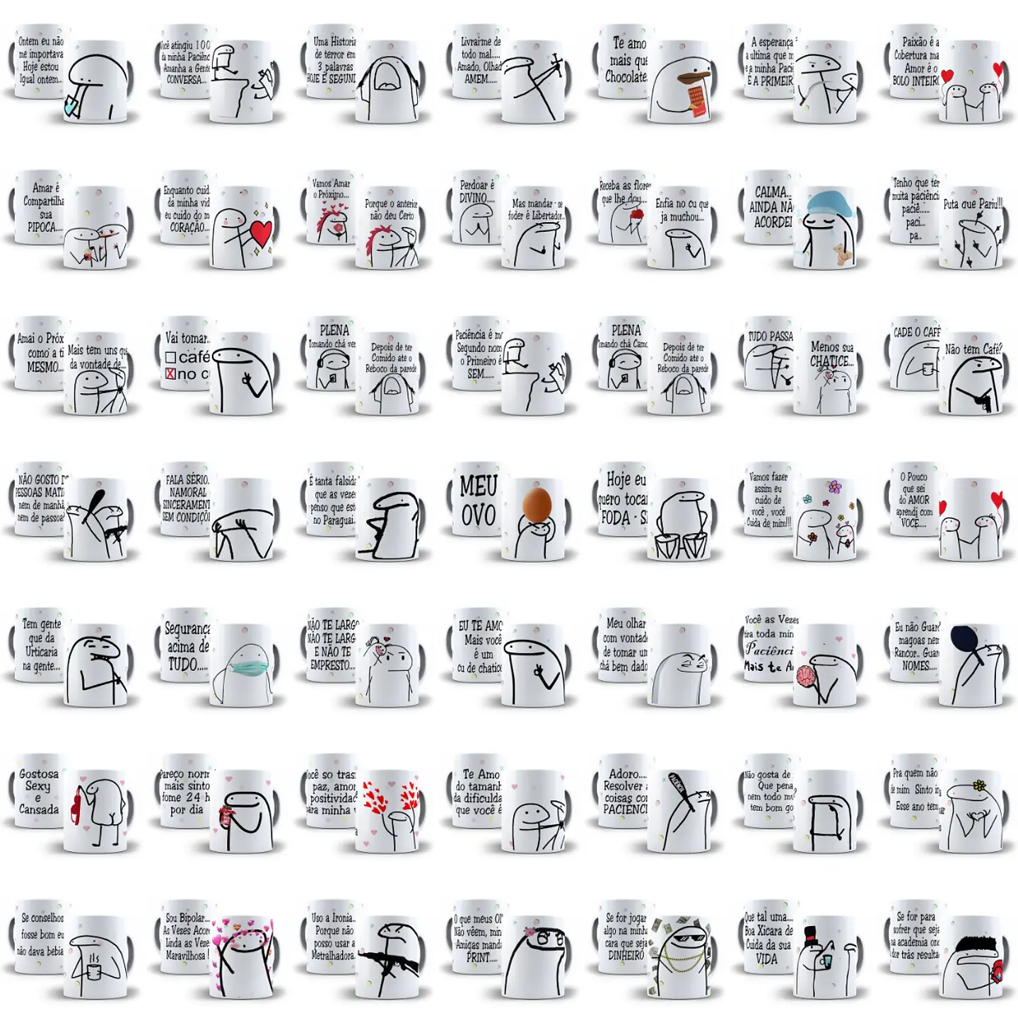 Pack Artes Caneca Flork Bento Memes Completo Arquivos Jpge + Mockups 10