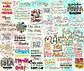 Kit Digital Lettering Frases Dia das Mães Arquivos sem fundo Png - Thumbnail 2