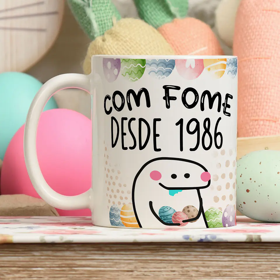 12 Artes Caneca Flork Páscoa Editável Corel Draw + Png 14