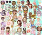 Kit Digital Lettering Frases Dia das Mulheres Arquivos sem fundo Png - Thumbnail 4